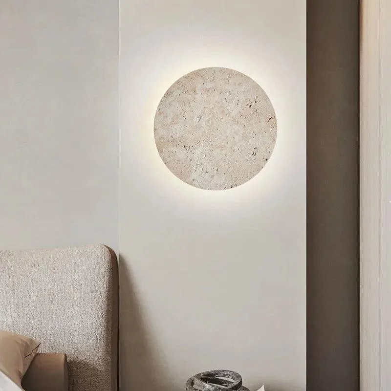 EarthyRadiance - Natural Stone Wall Lamp -  - #tag1#