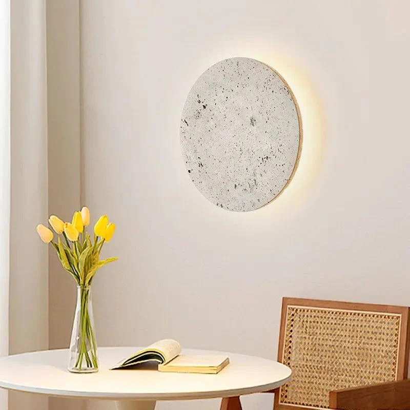 EarthyRadiance - Natural Stone Wall Lamp -  - #tag1#