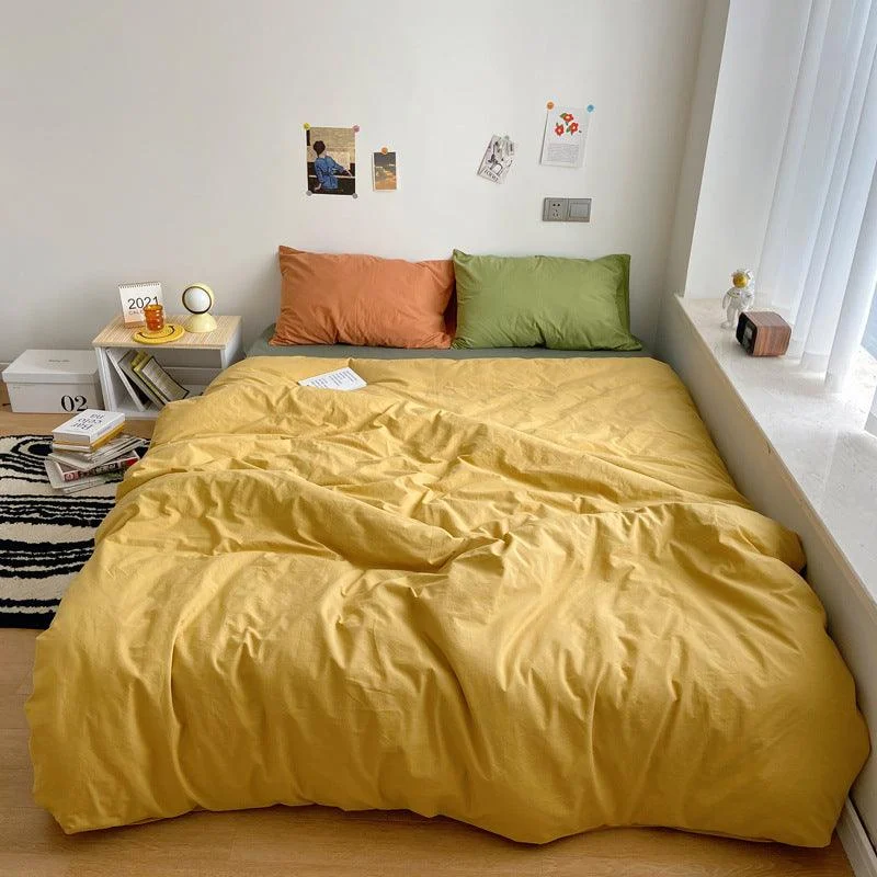 Earthy Color Combo Bedsheet Set -  - #tag1#
