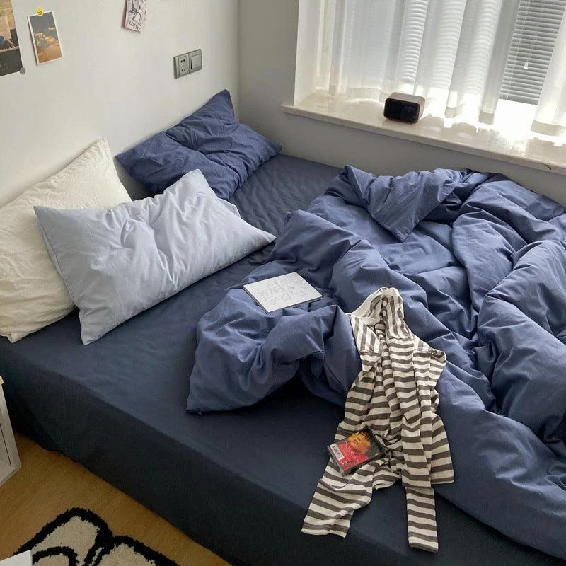 Earthy Color Combo Bedsheet Set - - #tag1#