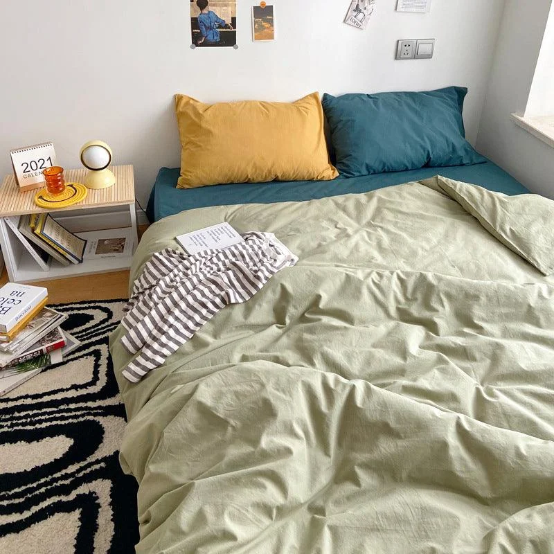 Earthy Color Combo Bedsheet Set -  - #tag1#