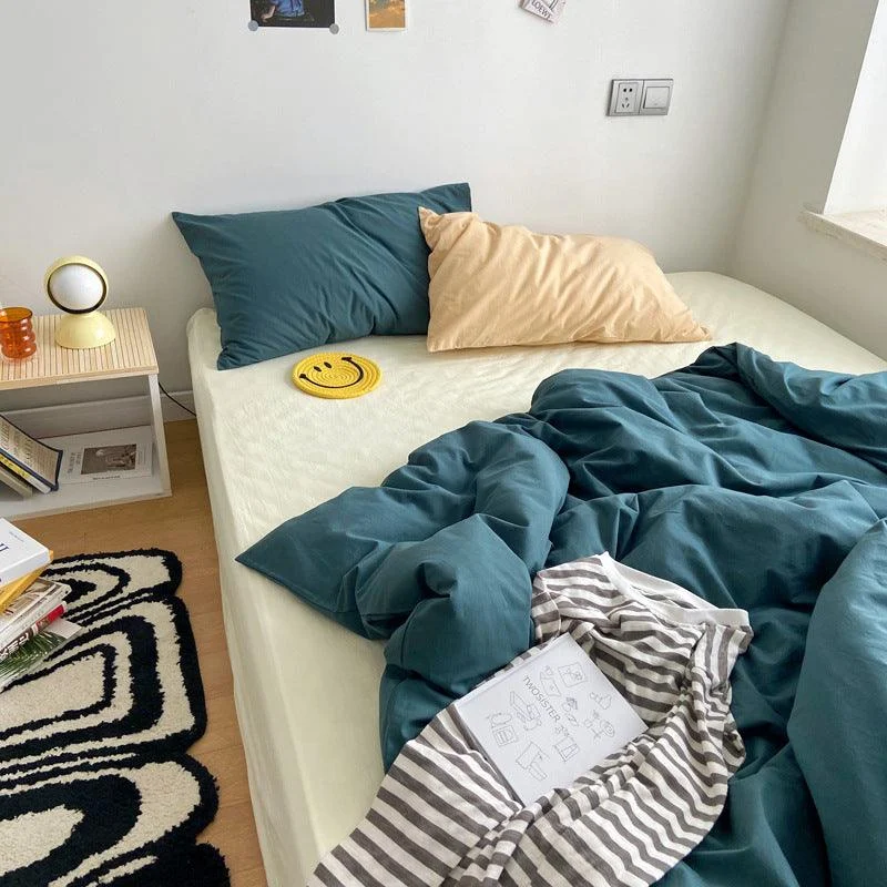 Earthy Color Combo Bedsheet Set -  - #tag1#