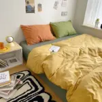Earthy_Color_Combo_Bedsheet_Set_-_-_tag1_-4207163 Earthy Color Combo Bedsheet Set tag1