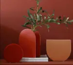 Earthy_Geometric_Pink_Ceramic_Vase_-_-4180749 Earthy Geometric Pink Ceramic Vase
