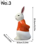 Easter Ceramic Rabbit Bunny Vase