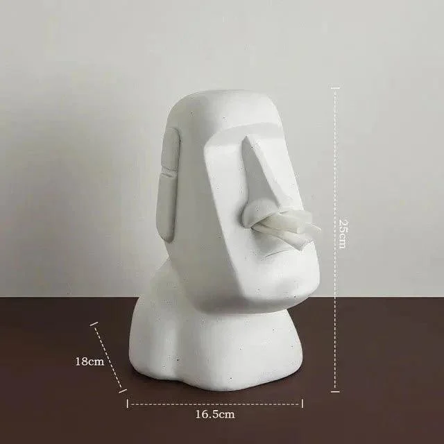 Easter Island Style Statue Design Tissue Box -  - #tag1#