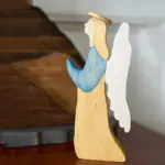 Easter Scene Wooden Decoration tag1