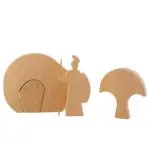 Easter Scene Wooden Decoration tag1