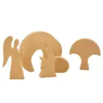 Easter Scene Wooden Decoration tag1