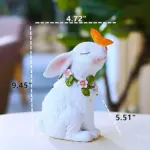 Easter Solar Powered LED Rabbit Play With Butterfly Outdoor Decor Garden Light tag1