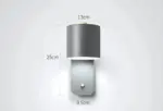 EasyPush WallLight Rotatable Mini Cylinder LED Lamp tag1