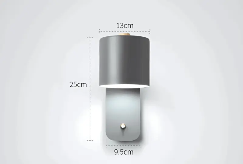 EasyPush WallLight Rotatable Mini Cylinder LED Lamp tag1