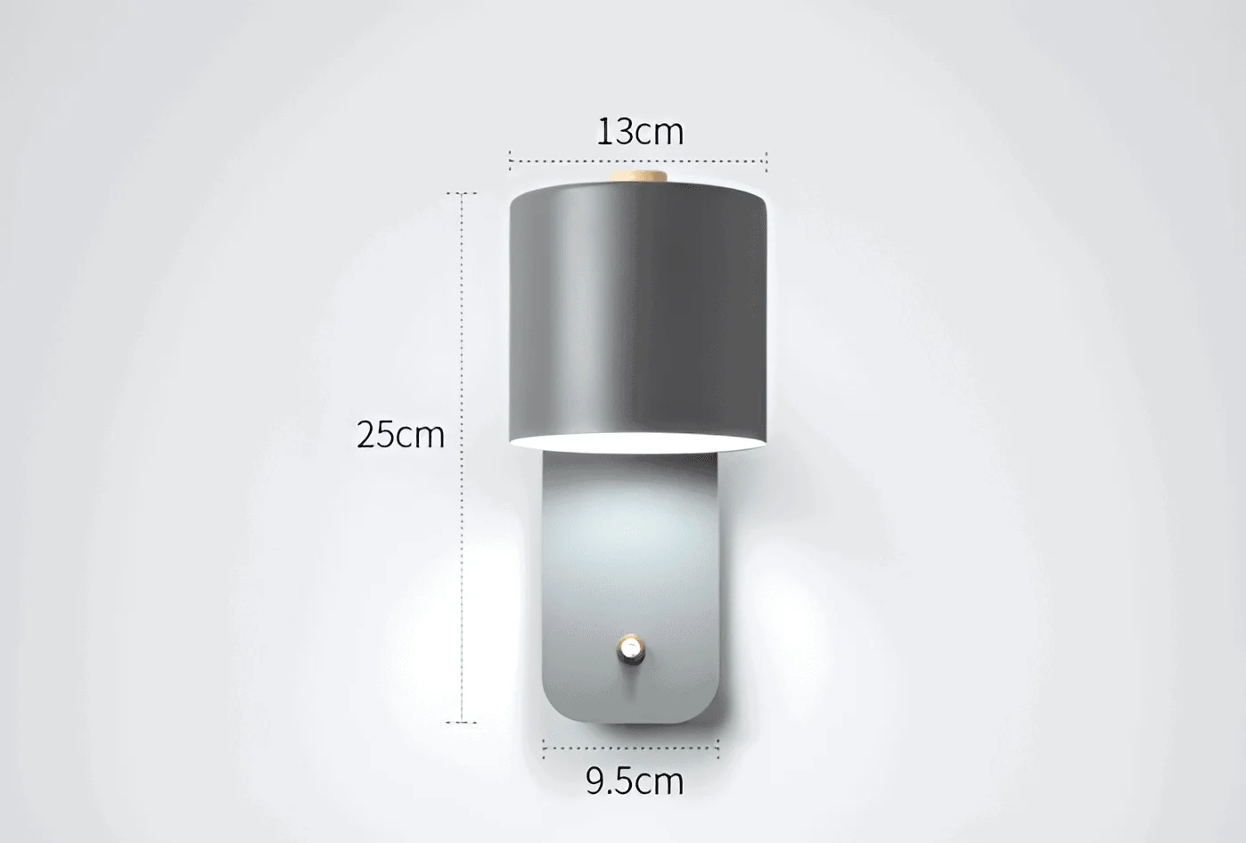 EasyPush WallLight - Rotatable Mini Cylinder LED Lamp -  - #tag1#