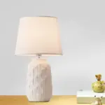 Eclat_-_Design_table_lamp_with_tapered_shade_and_cylindrical_ceramic_base_-_-_tag1_-4197475 Eclat Design table lamp with tapered shade and cylindrical ceramic base tag1