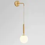 EclipseGlass Modern glass wall light