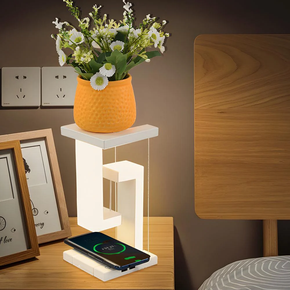 Eclipse Aura - Floating Table Lamp with Wireless Charger -  - #tag1#