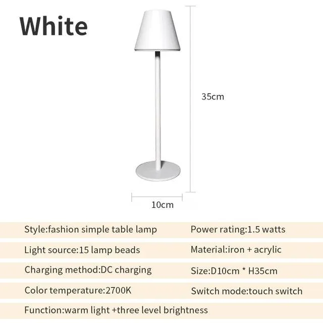 EcoGlow - Rechargeable Table Lamp -  - #tag1#
