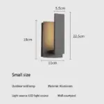 EcoGlow Minimalist Waterproof Wall Lamp for Modern Outdoor Lighting tag1