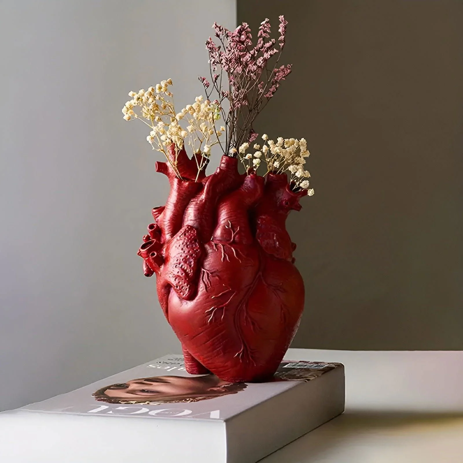 EcoHeart - Bamboo & Wood Lively Vase in Heart Shape -  - #tag1#