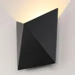 EcoLume Modern minimalist Origami LED wall lamp with 1 light tag1