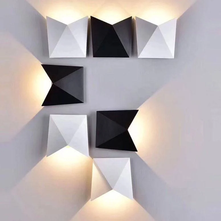 EcoLume - Modern minimalist Origami LED wall lamp with 1 light -  - #tag1#
