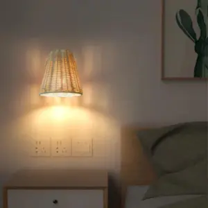 EcoLux - Rotating Woven Wall Lamp