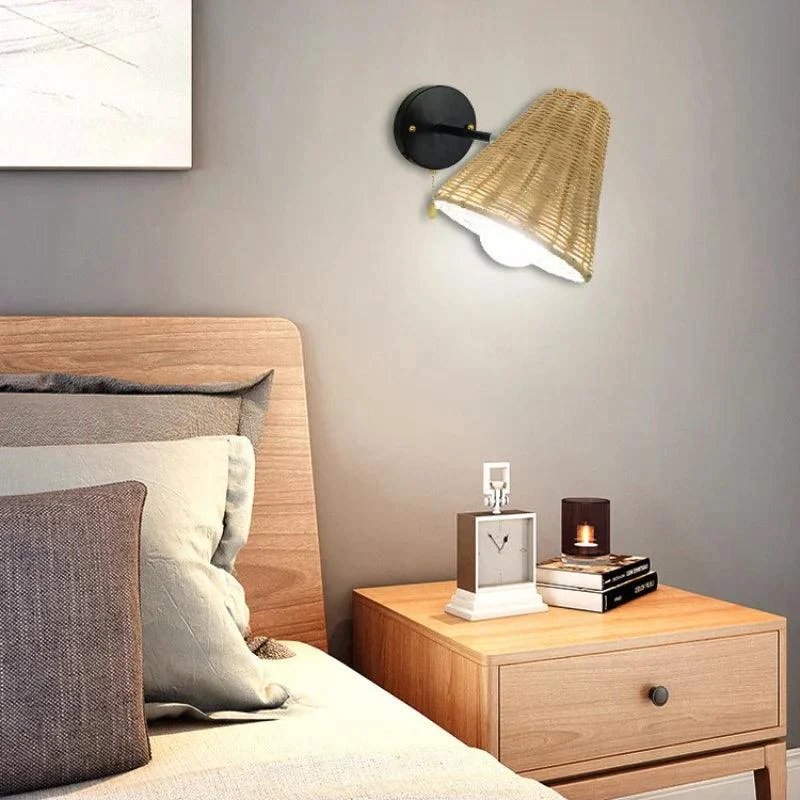 EcoLux - Rotating Woven Wall Lamp -  - #tag1#