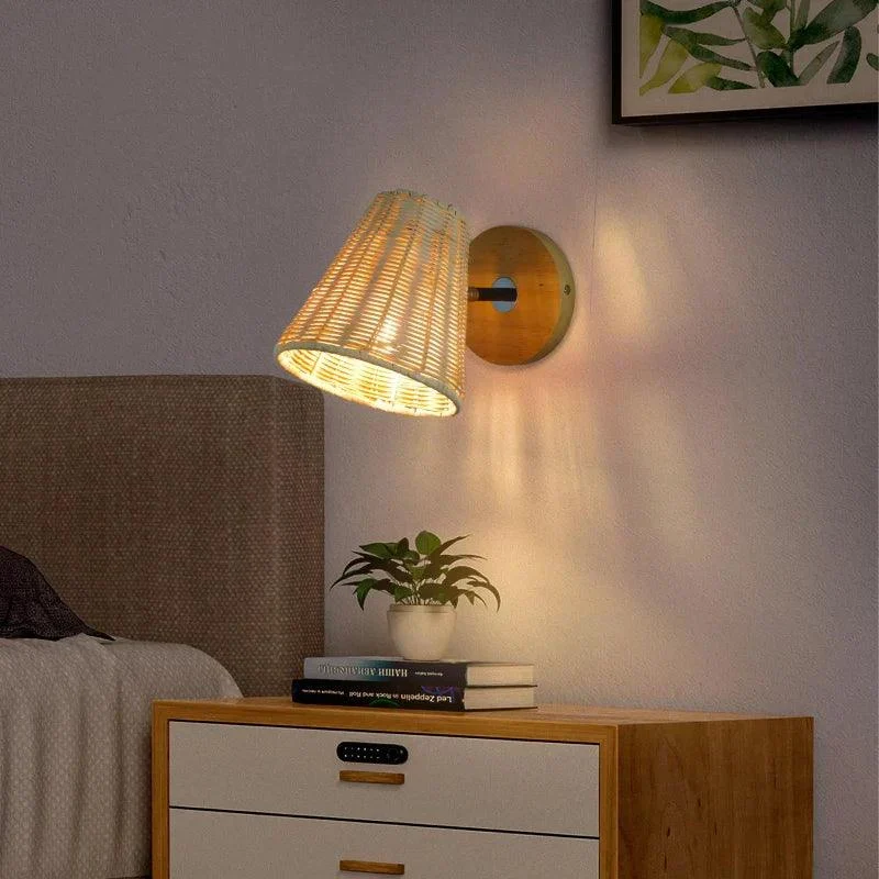 EcoLux - Rotating Woven Wall Lamp -  - #tag1#