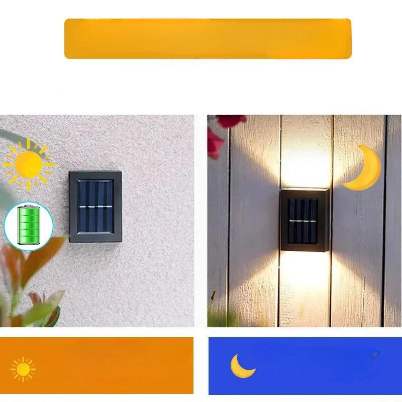 EcoShine - Solar Powered Patio Wall Lamp -  - #tag1#