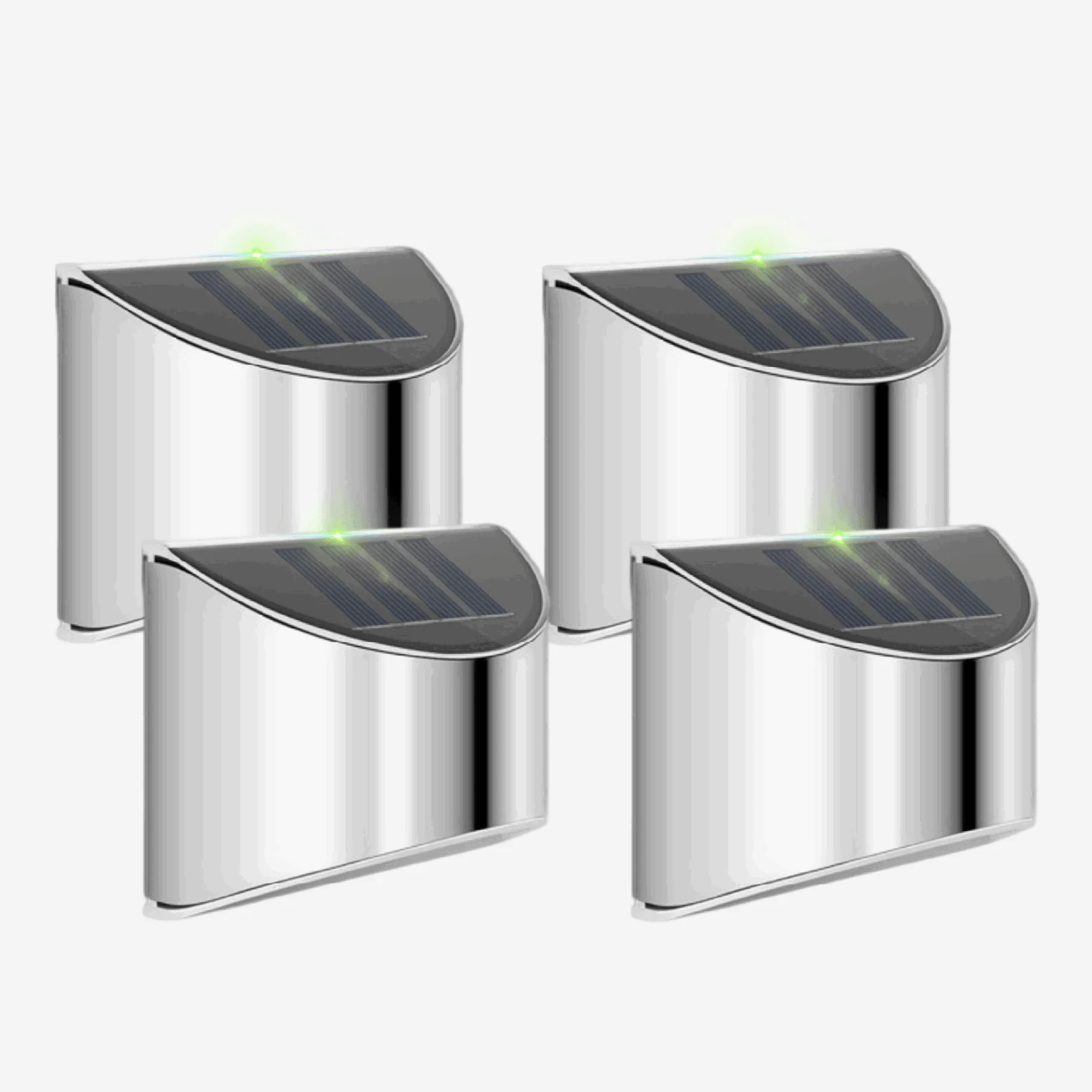 EcoSteel - Waterproof Solar LED Outdoor Wall Lights -  - #tag1#