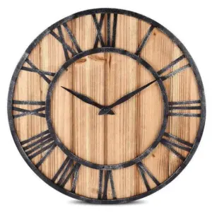 EcoTime - European Wood-Metal Wall Clock