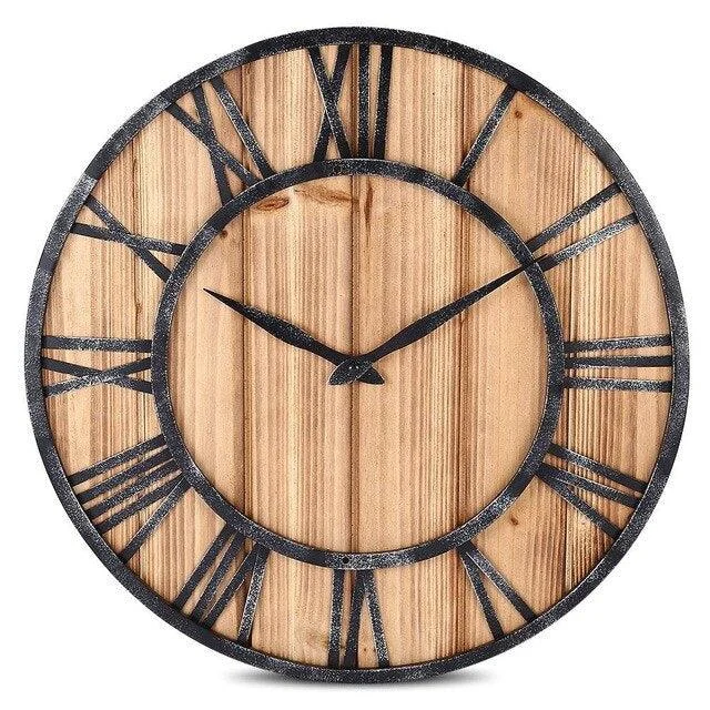 EcoTime - European Wood-Metal Wall Clock -  - #tag1#