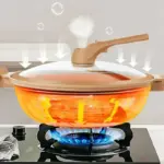 Eco Cuisine Premium Wok for all heat sources tag1