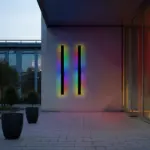 EdgeLux Black LED Wall Lamps for Garden and Hall tag1