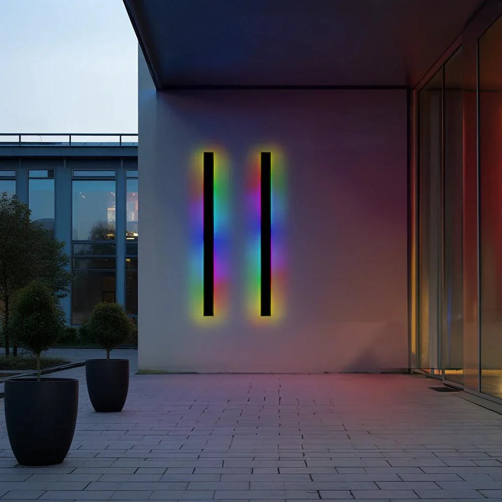 EdgeLux – Black LED Wall Lamps for Garden and Hall -  - #tag1#