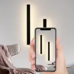 EdgeLux Black LED Wall Lamps for Garden and Hall tag1