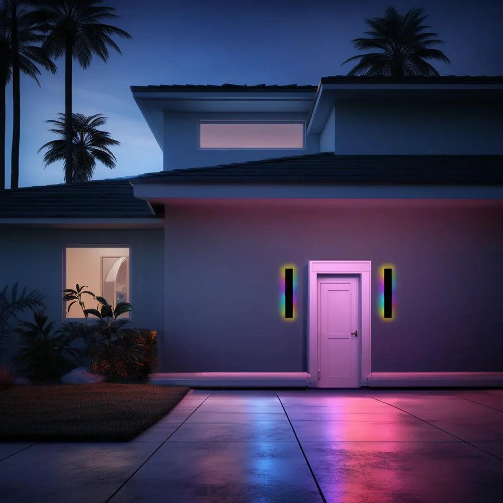 EdgeLux – Black LED Wall Lamps for Garden and Hall -  - #tag1#