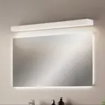 EdgeWallLampLinearMinimalistMirrorFront_White_Bathroom_1 EdgeWallLampLinearMinimalistMirrorFront White Bathroom