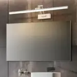 Edge Minimalist LED Wall Lamp Black White Indoor Bathroom Metal tag1