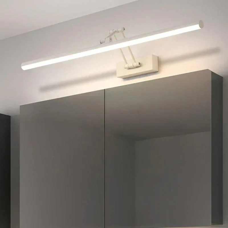Edge Minimalist LED Wall Lamp Black/White Indoor Bathroom Metal -  - #tag1#
