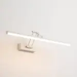 Edge Minimalist LED Wall Lamp Black White Indoor Bathroom Metal tag1