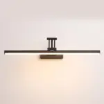 Edge Minimalist LED Wall Lamp Black White Indoor Bathroom Metal tag1