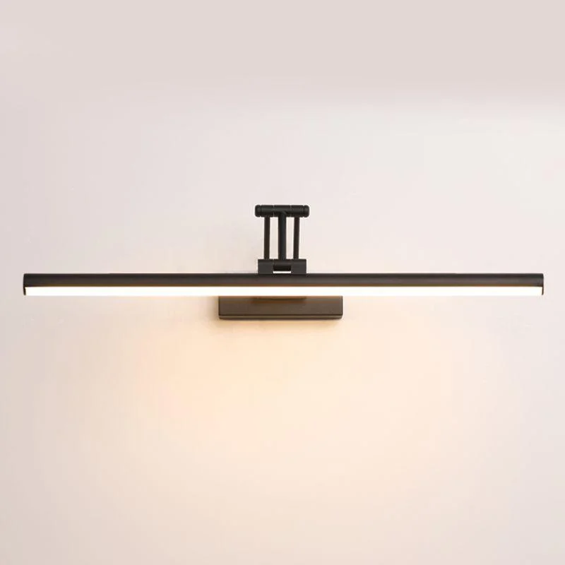 Edge Minimalist LED Wall Lamp Black/White Indoor Bathroom Metal -  - #tag1#