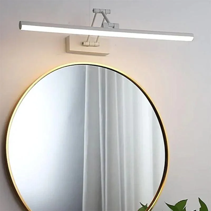 Edge Minimalist LED Wall Lamp Black/White Indoor Bathroom Metal -  - #tag1#