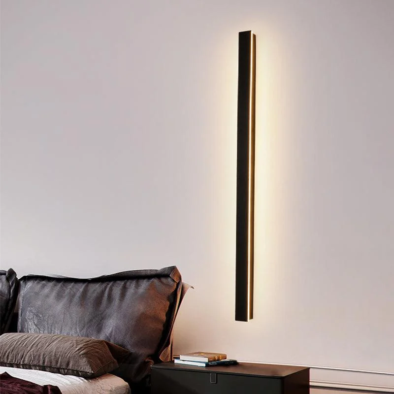 Edge Modern Design LED Wall Lamps Black Metal for Garden and Hallway -  - #tag1#