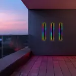 Edge Modern Design LED Wall Lamps Black Metal for Garden and Hallway tag1