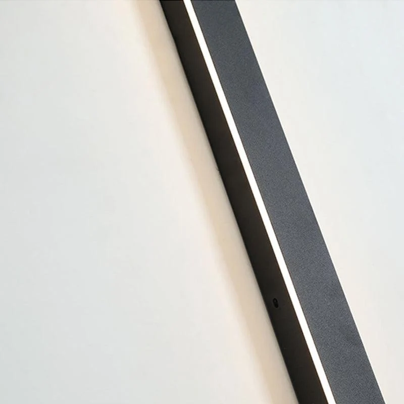 Edge Modern Design LED Wall Lamps Black Metal for Garden and Hallway -  - #tag1#