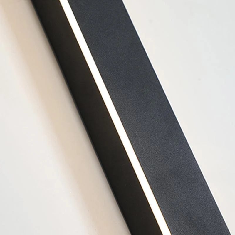 Edge Modern Design LED Wall Lamps Black Metal for Garden and Hallway -  - #tag1#