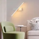 Edge Modern Swivel Wall Lamp Black White Bedroom Metal Silicone tag1