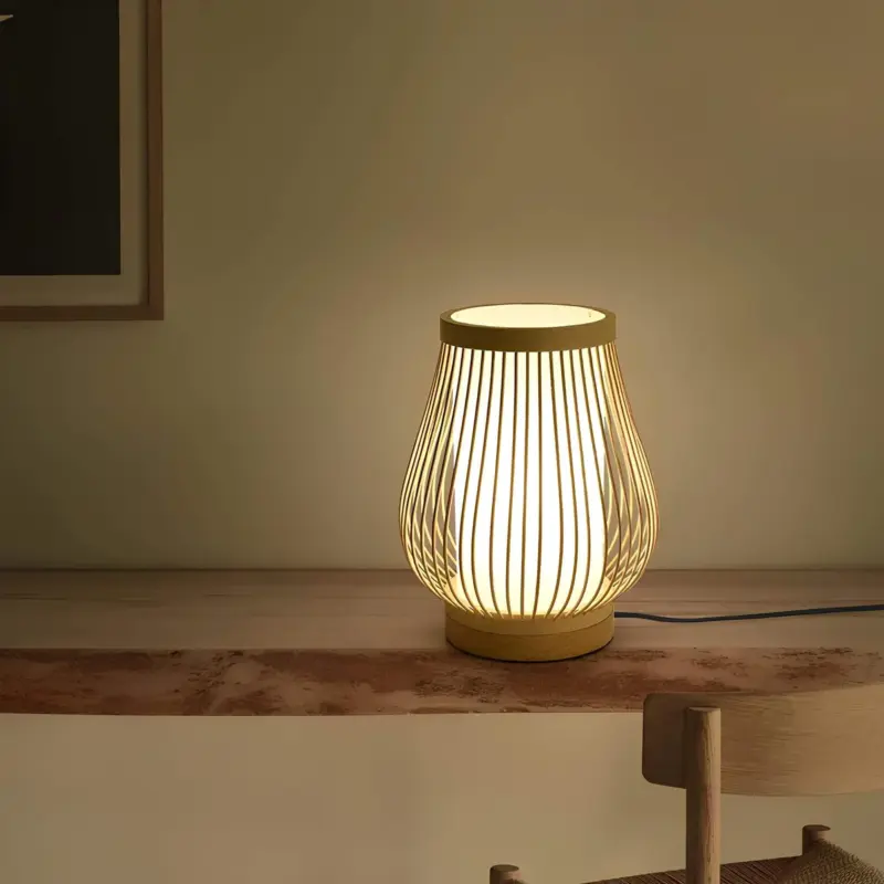 EdoEleganceTischlampe JapanischerStilmitRaffinierterAsthetik4